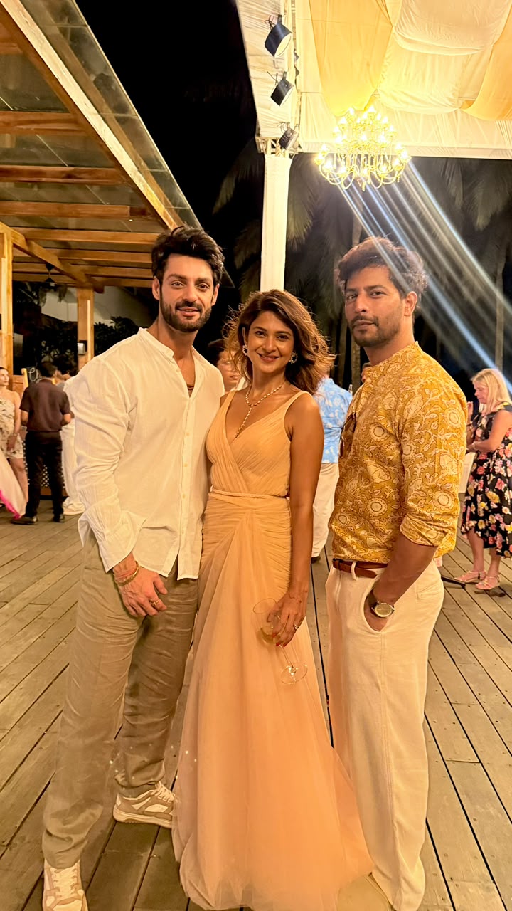 Sehban Azim shares glimpses of Jennifer Winget's Goa wedding celebrations.