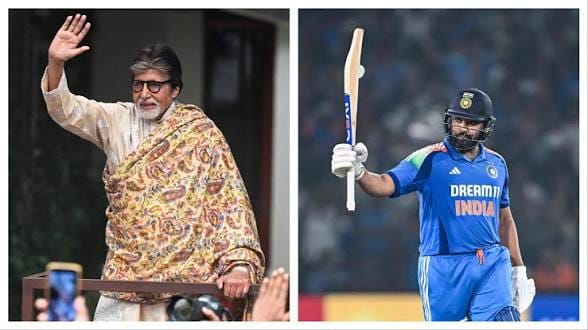 KBC 18 में अमिताभ बच्चन रोहित शर्मा और उनकी पत्नी रितिका सजदेह से जुड़ा किस्सा साझा करते हुए।