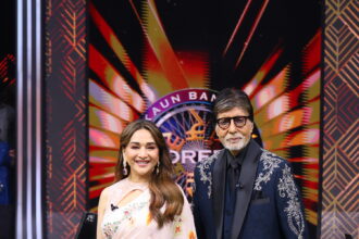 KBC 18 के सेट पर Amitabh Bachchan के साथ Madhuri Dixit
