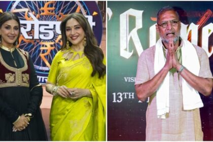 Sonali Bendre और Madhuri Dixit Kon Honar Crorepati के प्रीमियर एपिसोड में नजर आएंगी।