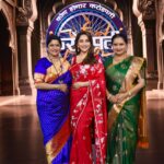 Madhuri Dixit and Renuka Shahane share a laugh on Kon Honar Crorepati