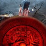 तुम्बाड फिल्म के विनायक और हस्तर के किरदारों का रूप धारण कर फैंसी ड्रेस प्रतियोगिता में प्रस्तुति देते फैंस