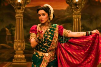 Shraddha Kapoor in her Vithabai look from the upcoming film Eetha.