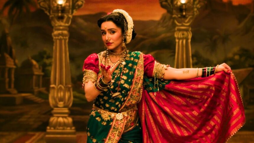 Shraddha Kapoor in her Vithabai look from the upcoming film Eetha.