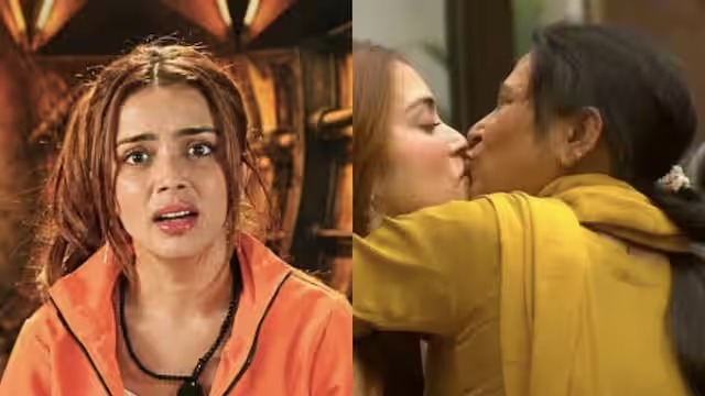 Sonam Malik’s mother and Niharika Tiwari share an accidental kiss during Rise And Fall Season 2 Family Week