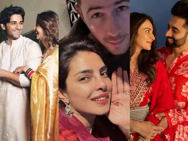 Priyanka Chopra, Preity Zinta, Kriti Kharbanda, Hina Khan and Maheep Kapoor celebrate Karwa Chauth 2026.